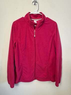 Danskin Now Pink Full-Zip Microfleece Jacket